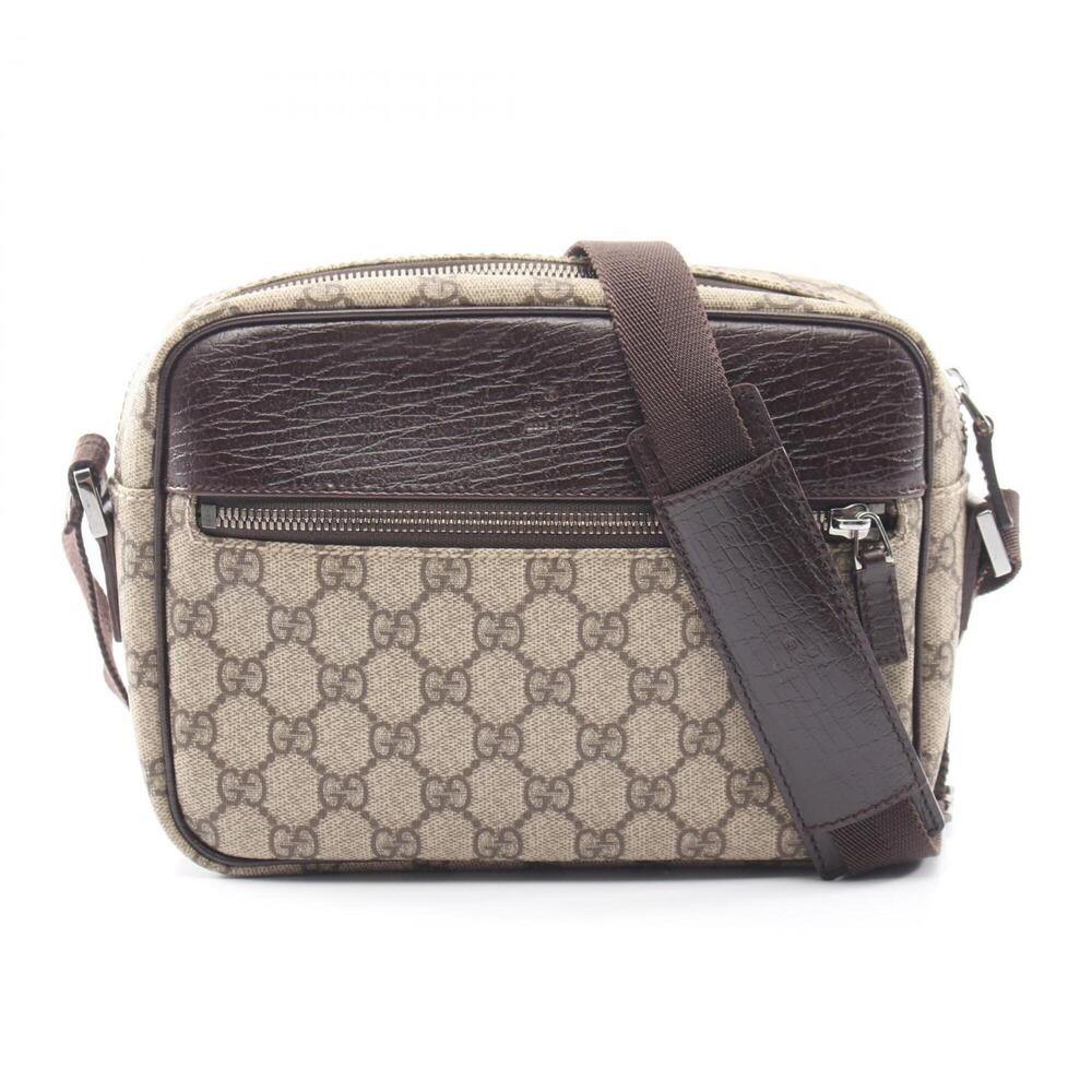 GUCCI Brown Leather Shoulder Bag - Picture 1 of 8
